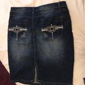Jean skirt